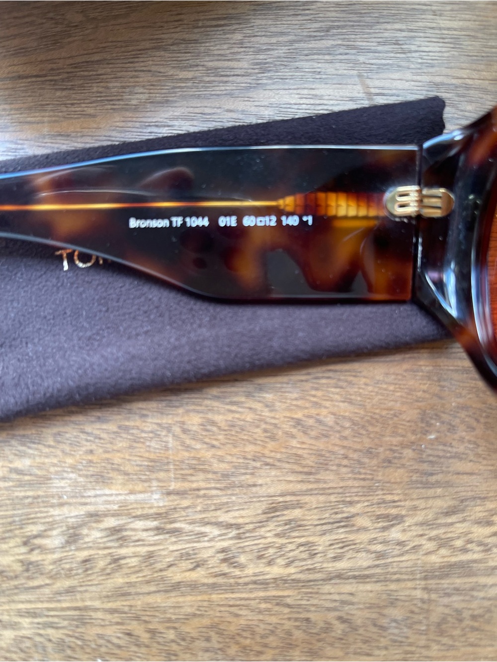 Bronson Havana Acetate Aviator Sunglasses - Picture 7 of 9